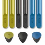 Drumsticks and guitar picks for the ipad