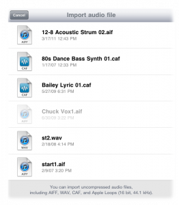 Step 4 Import Loops In Garageband iPad
