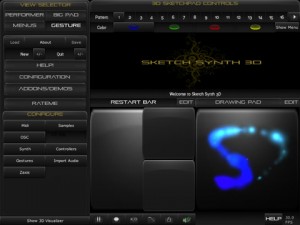 Sketch Synth 3D iPad App Screenshot Sketch Synth 3D iPad App Screenshot