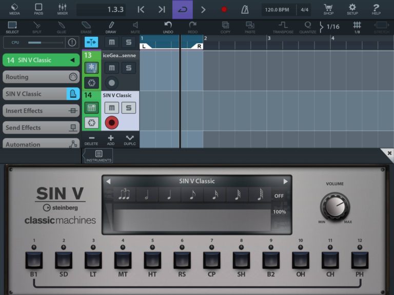 Cubasis Update Adds Drum Machines