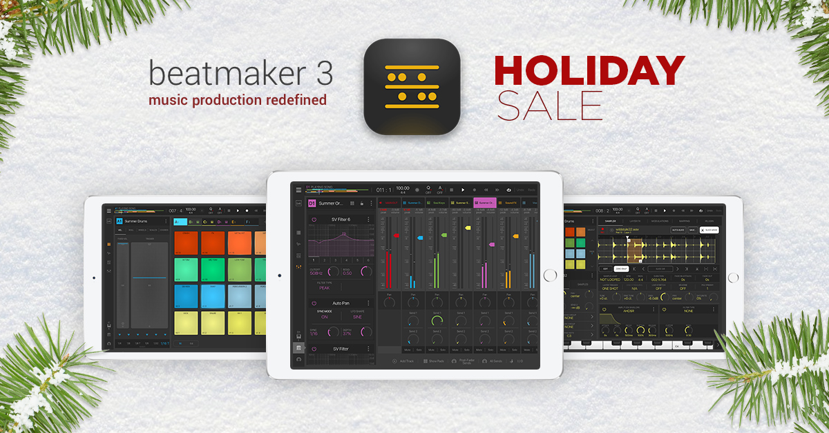 Beatmaker 3 Holiday Sale!