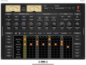 Digistix drum audio unit for iOS